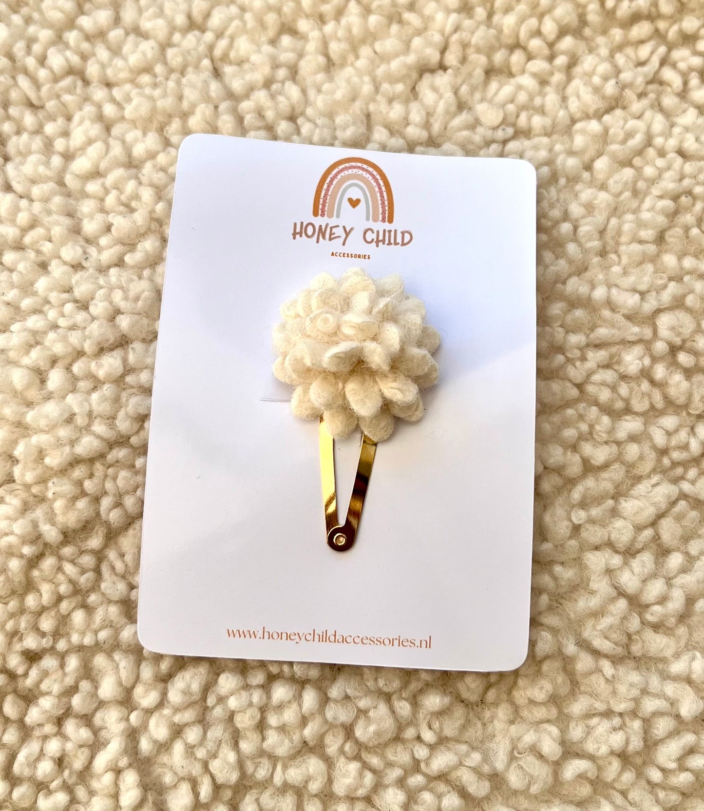 Kate wool hair clips
