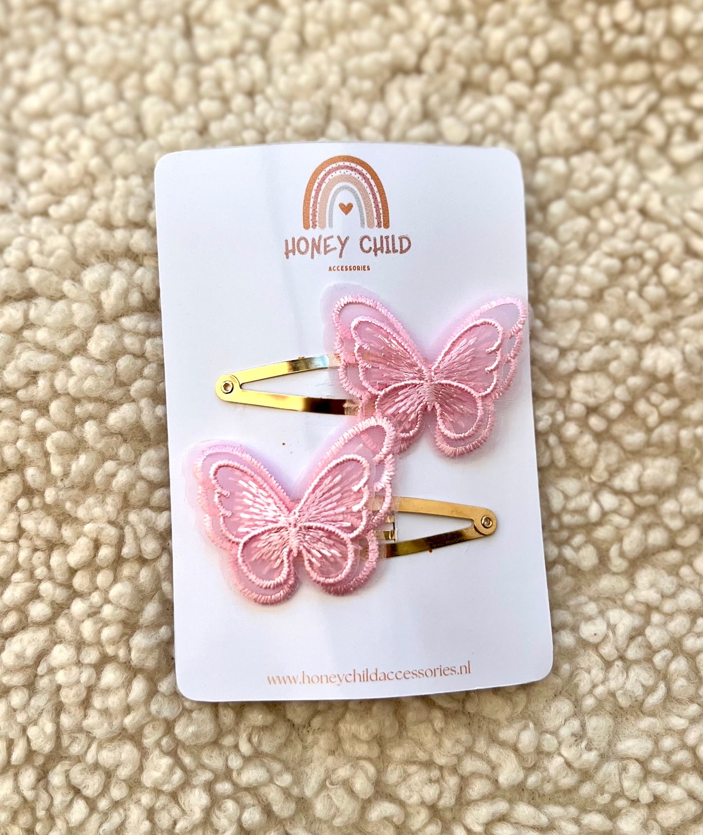 Butterfly hair clips