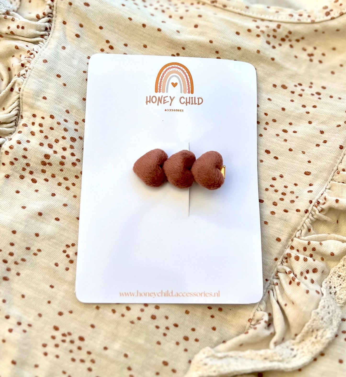 Heart line hair clips