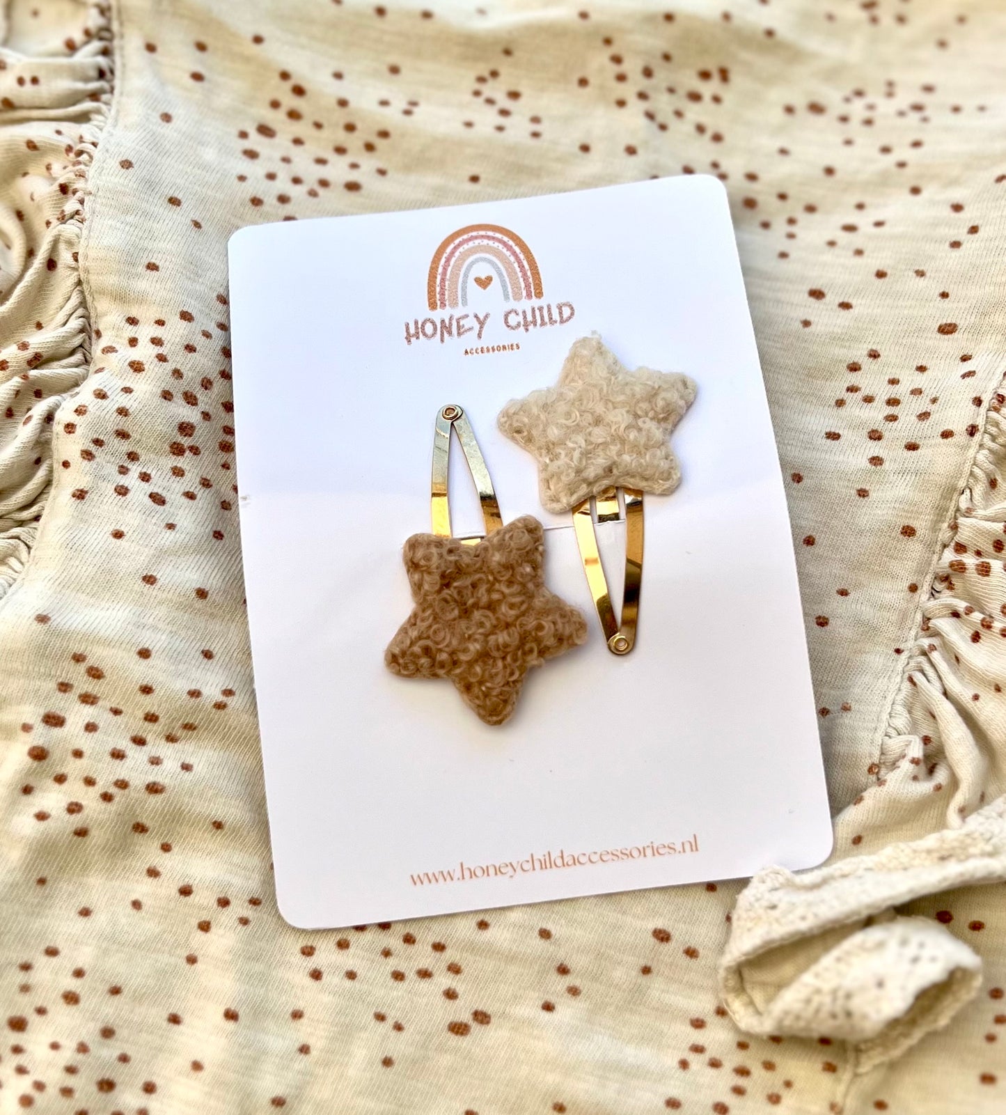 Star hair clips