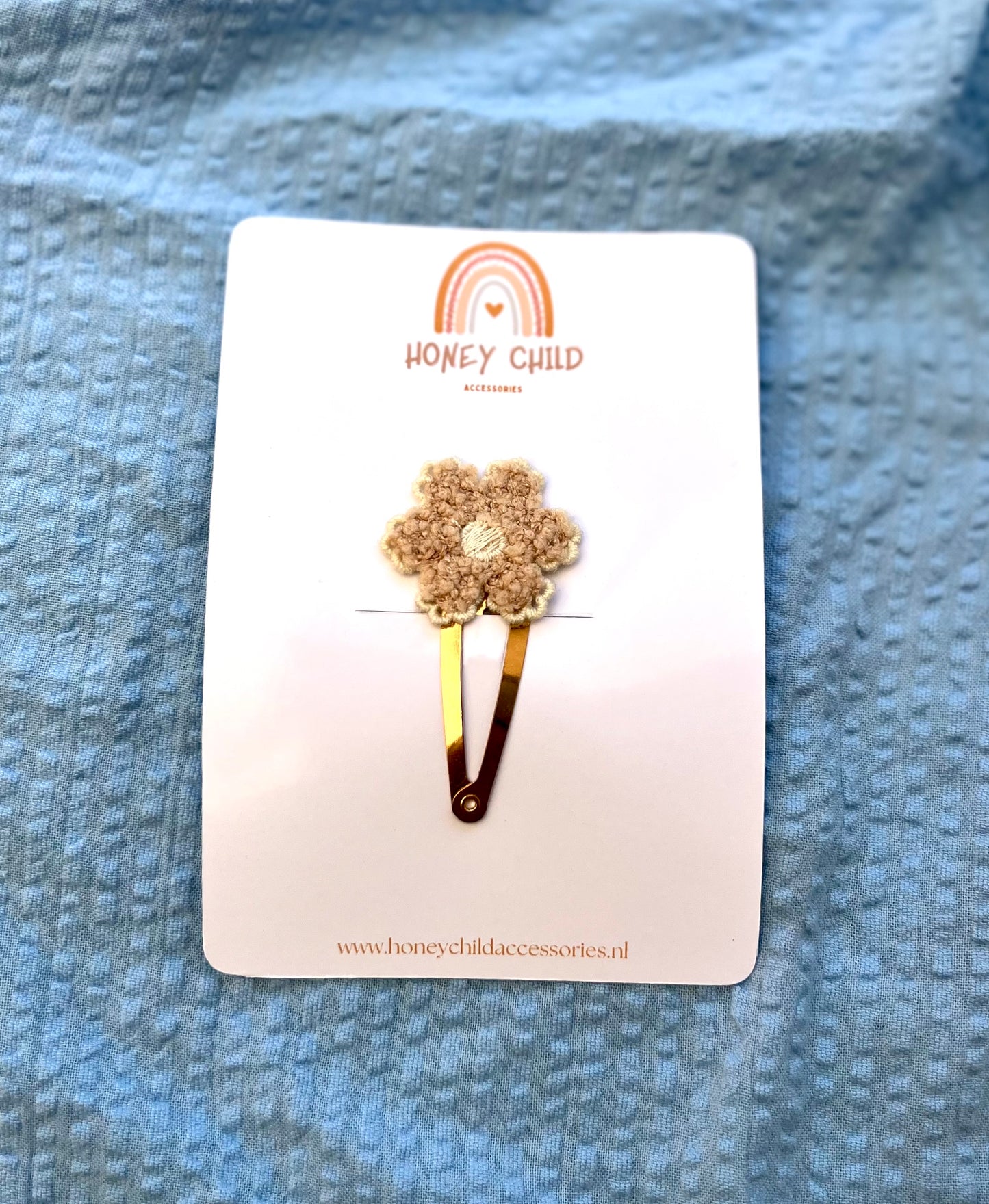 Wool Daisy hair clips