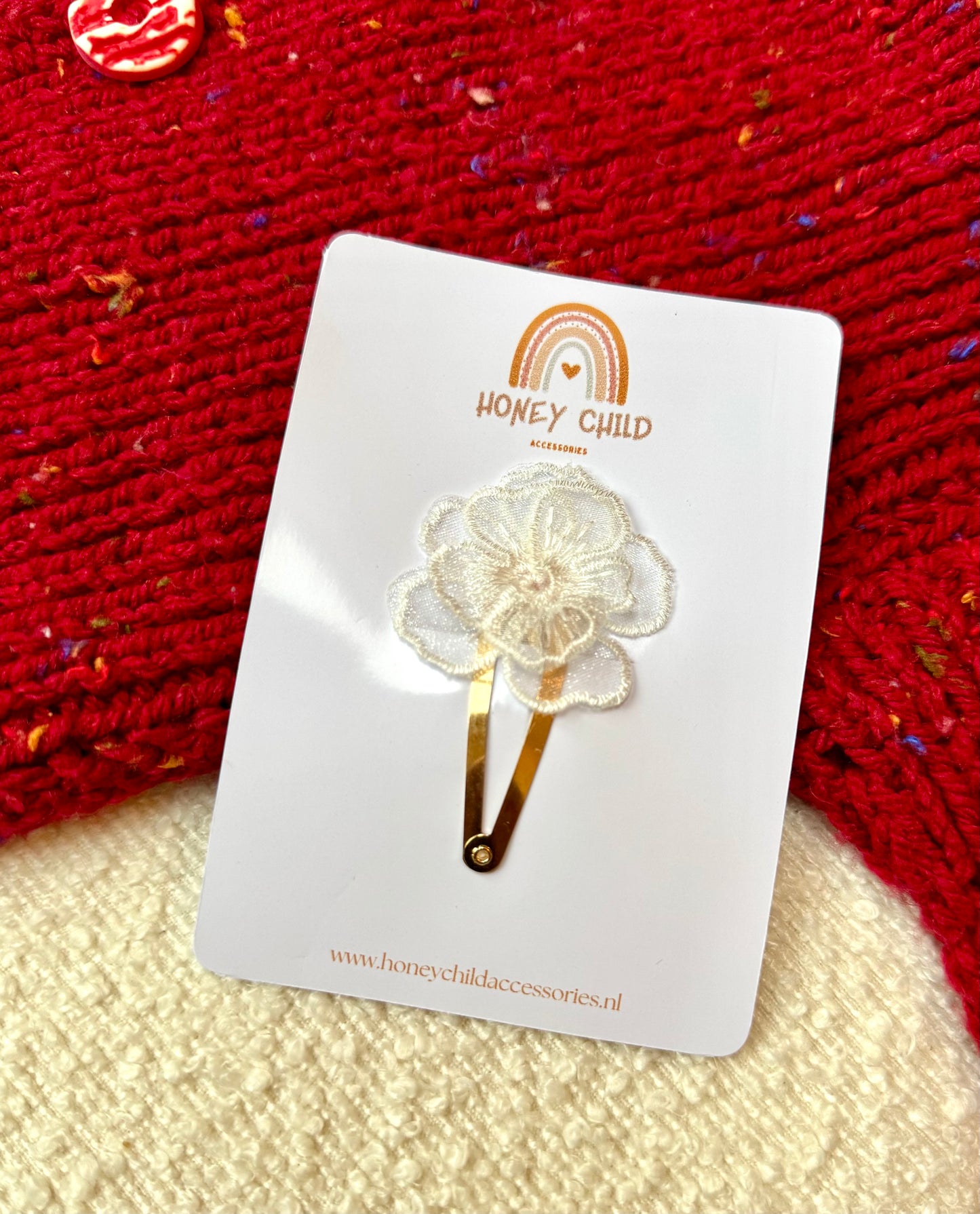 LOUISE FLOWER HAIR CLIPS