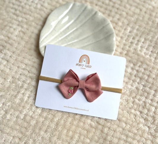 Ingrid Embroidered Bow Headbands