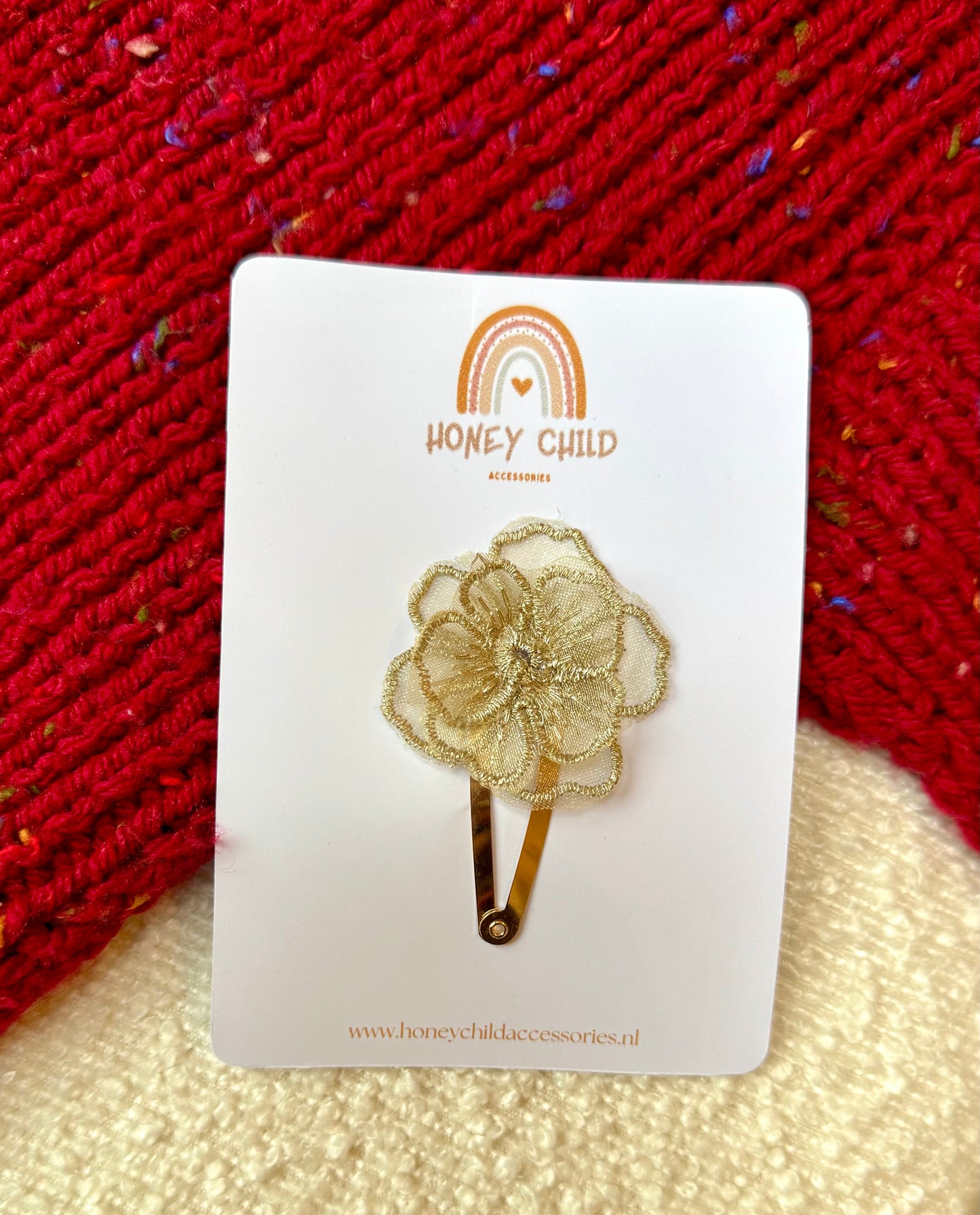 LOUISE FLOWER HAIR CLIPS
